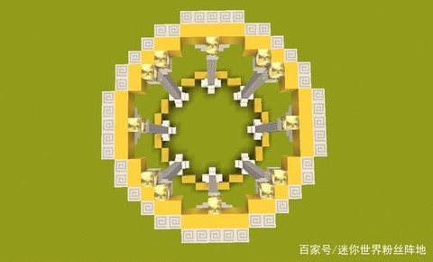 迷你世界怎么建成圆的