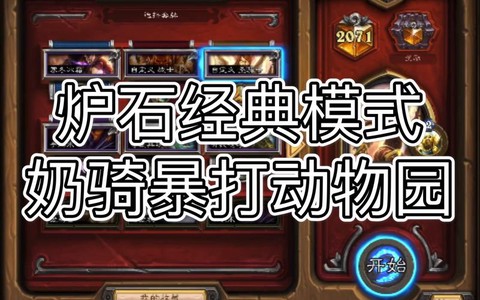 炉石传说怎么打奶骑