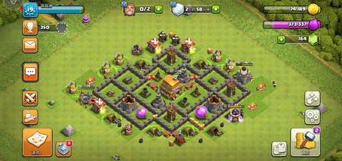 部落冲突怎么打6本