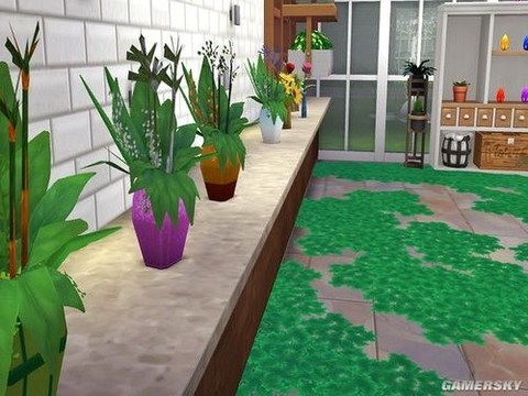 模拟人生4怎么插花